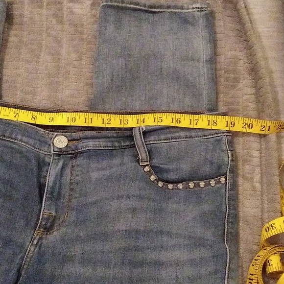 Rock & Republic medium wash skinny jeans size 16 - Picture 8 of 9